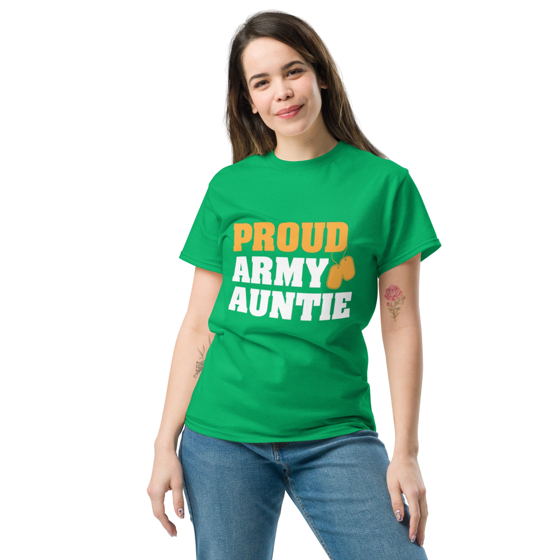 Proud Army Auntie Classic Tee - Simply Great Gear