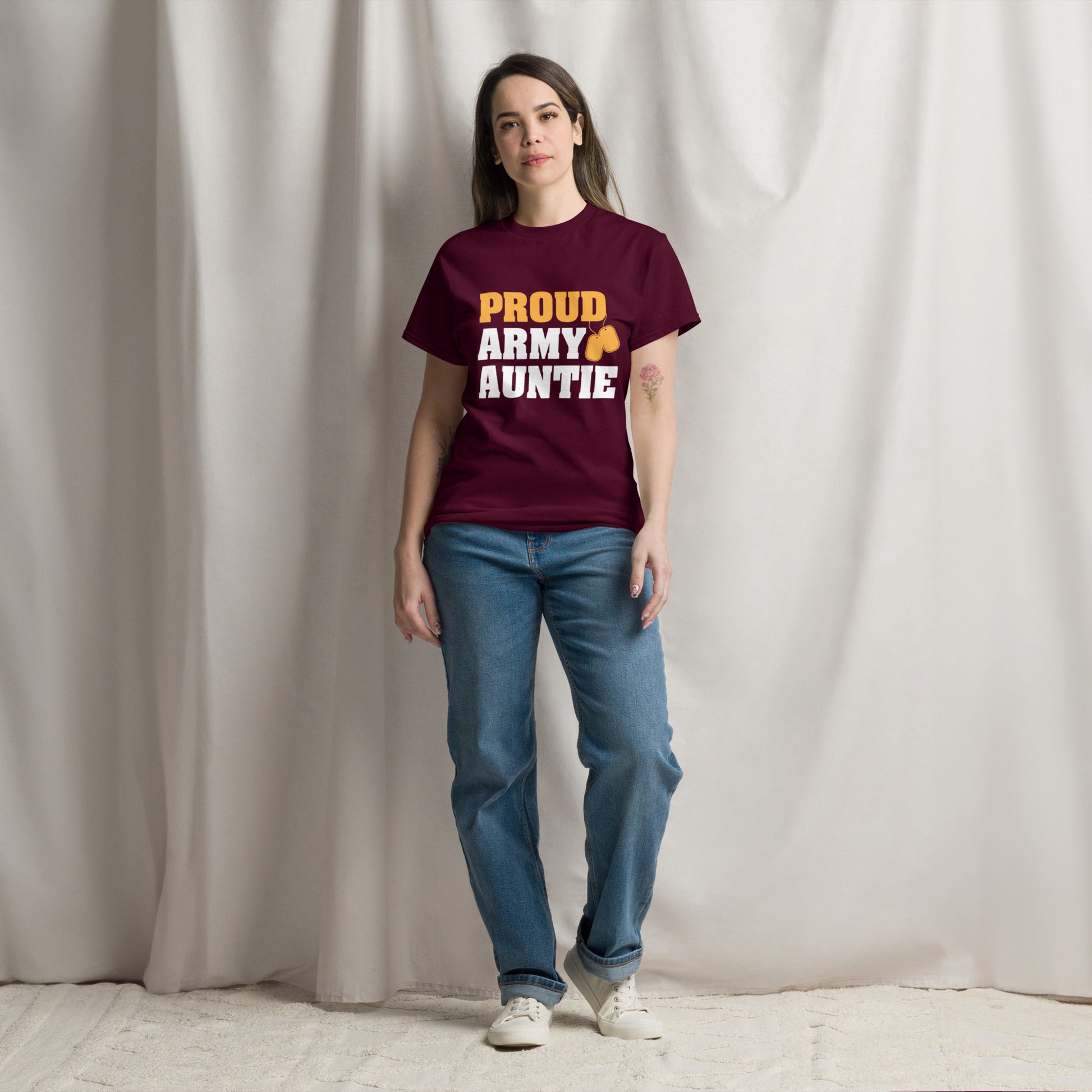 Proud Army Auntie Classic Tee - Simply Great Gear