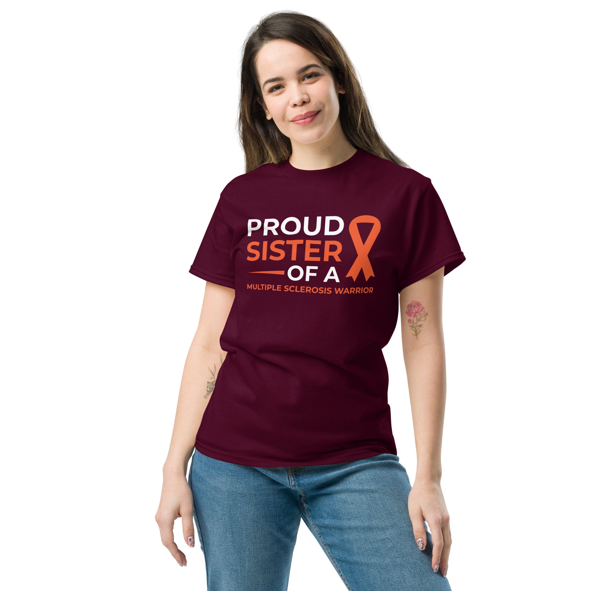 MS Awareness Proud Sister T-Shirt - Simply Great Gear