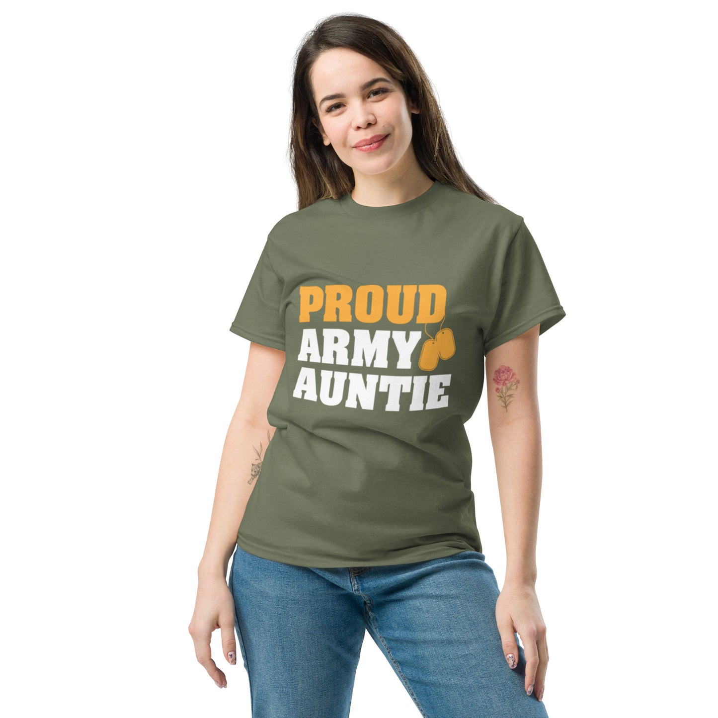 Proud Army Auntie Classic Tee - Simply Great Gear