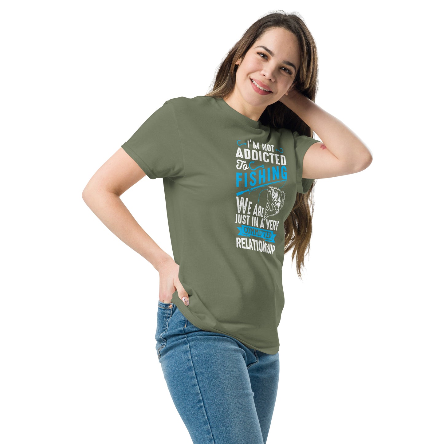 Addicted To Fishing Unisex classic tee - Simply Great Gear