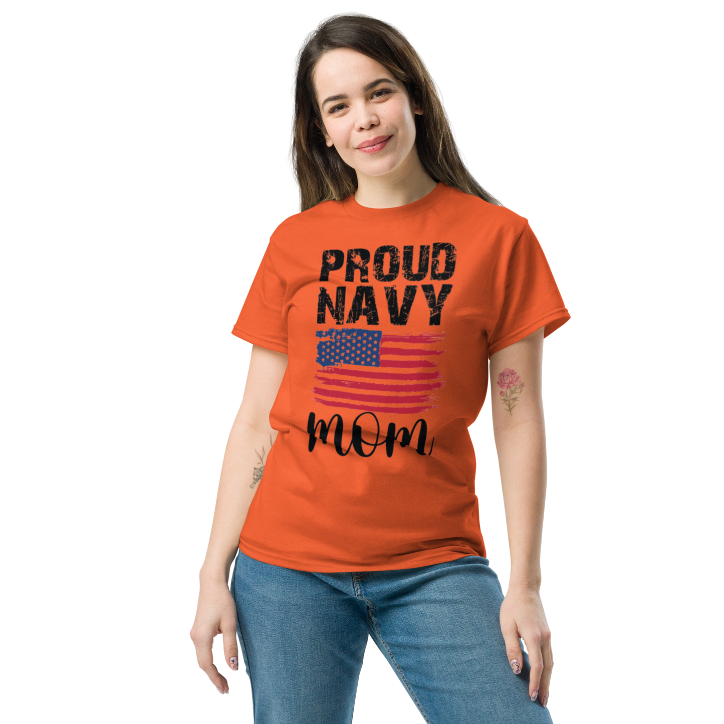 Proud Navy Mom Classic Tee - Simply Great Gear