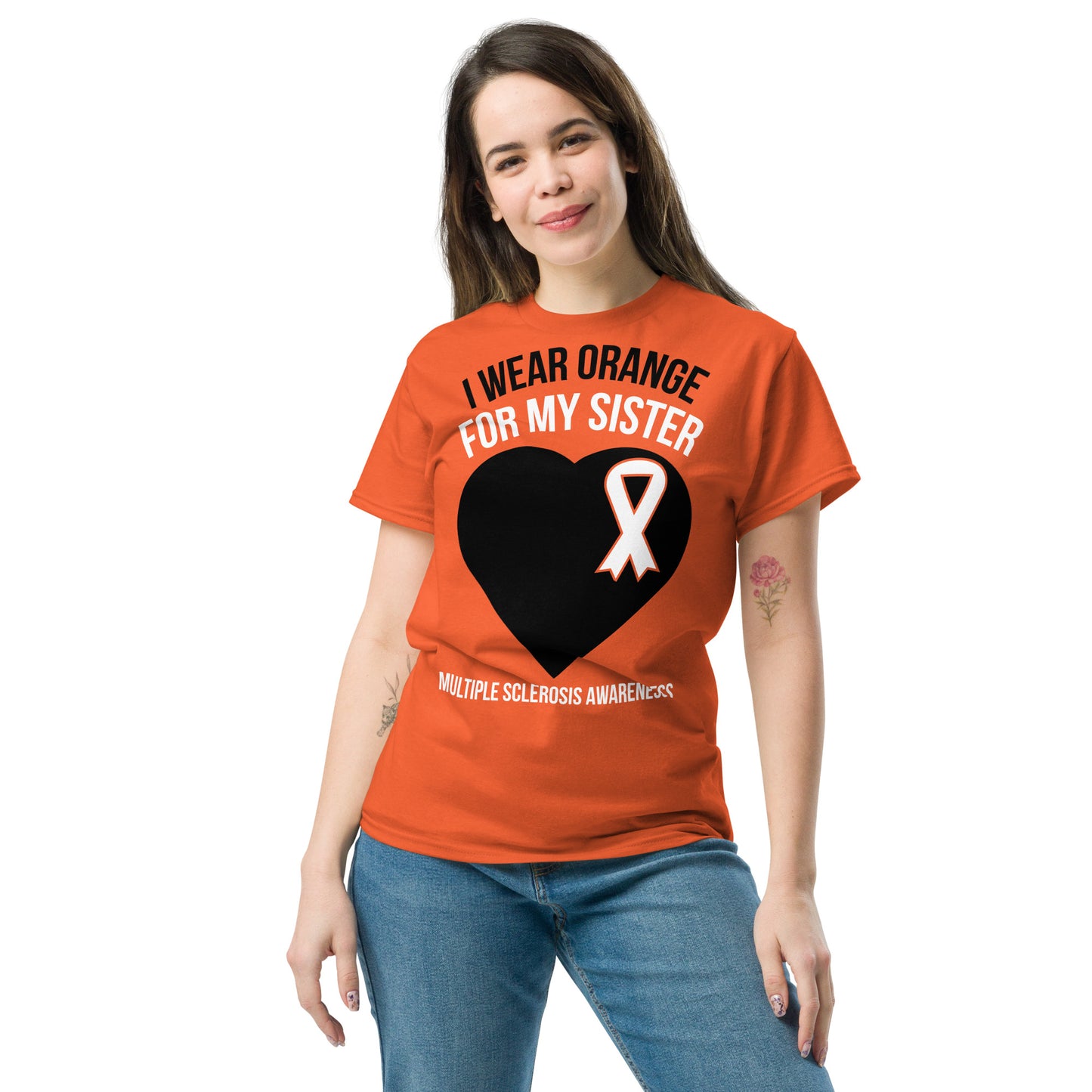 MS Awareness "Wear Orange for My Sister" T-Shirt - Simply Great Gear