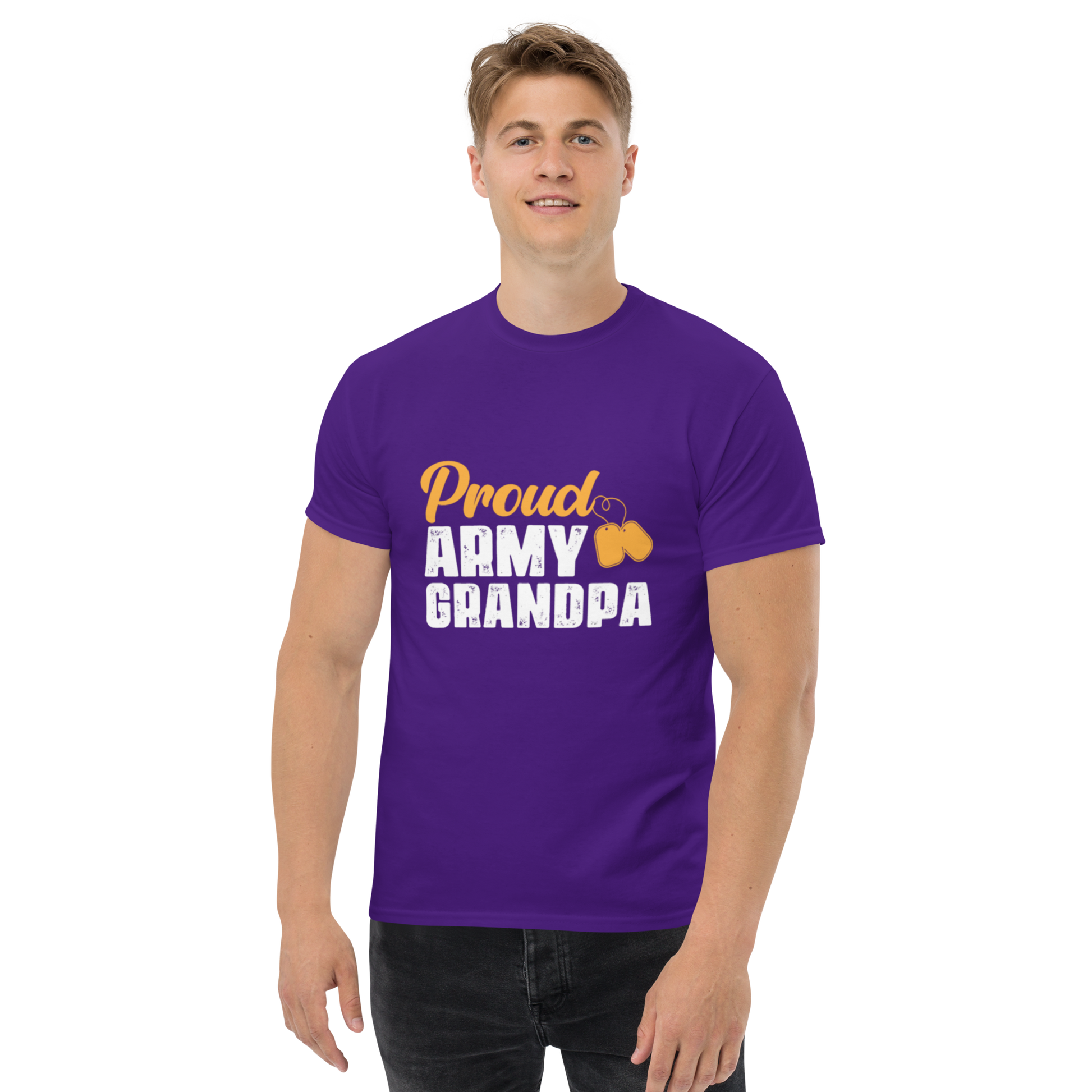 Proud Army Grandpa Classic Tee - Simply Great Gear