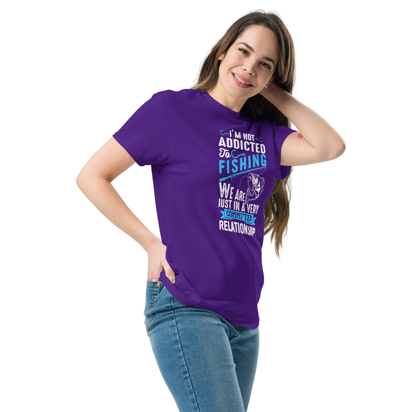 Addicted To Fishing Unisex classic tee - Simply Great Gear