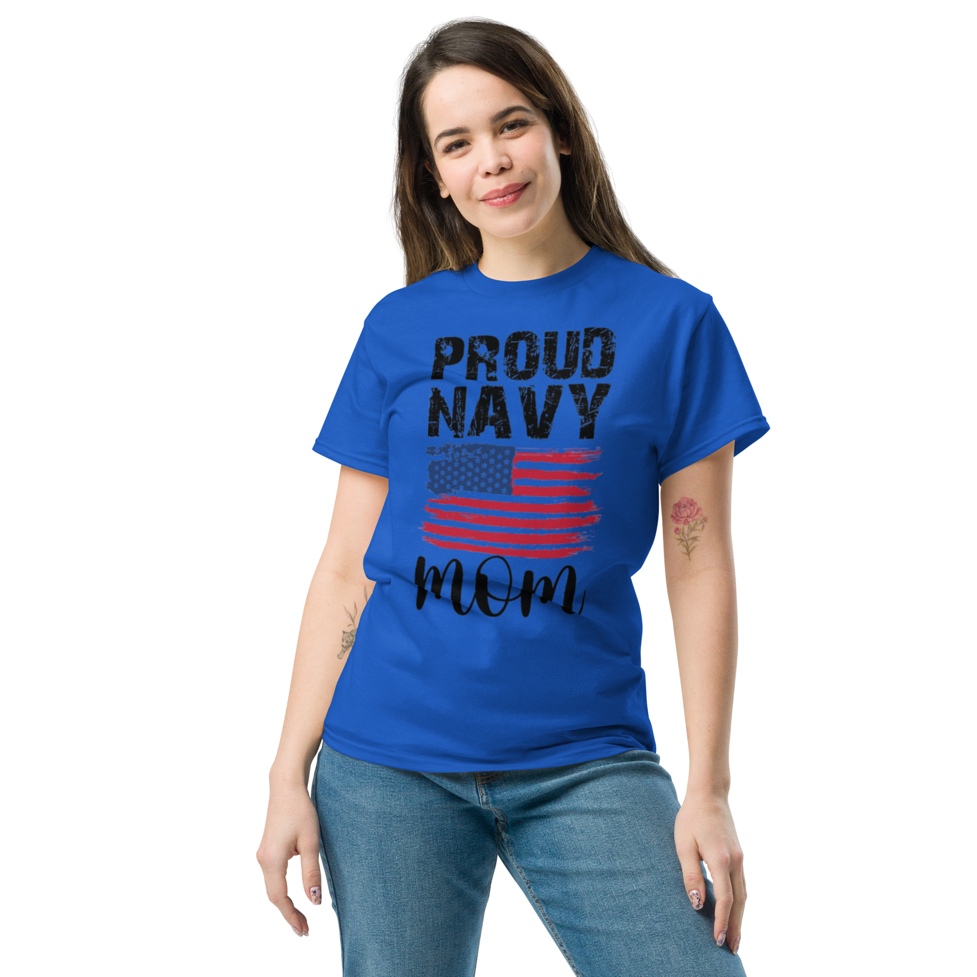 Proud Navy Mom Classic Tee - Simply Great Gear