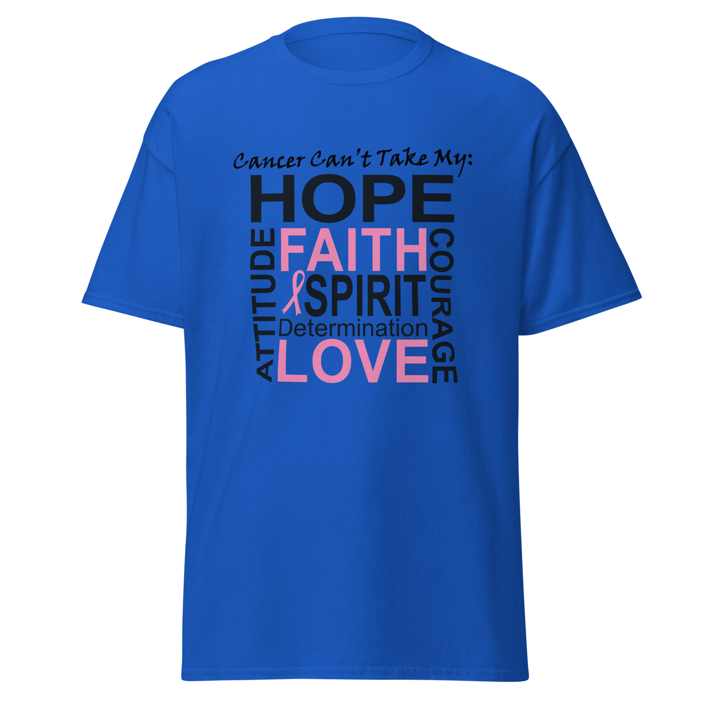 Breast Cancer Awareness Hope & Faith Classic Tee - Simply Great Gear