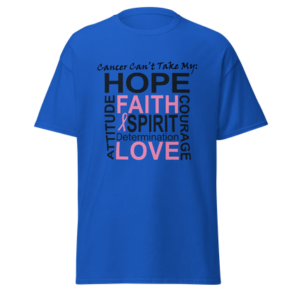 Breast Cancer Awareness Hope & Faith Classic Tee - Simply Great Gear