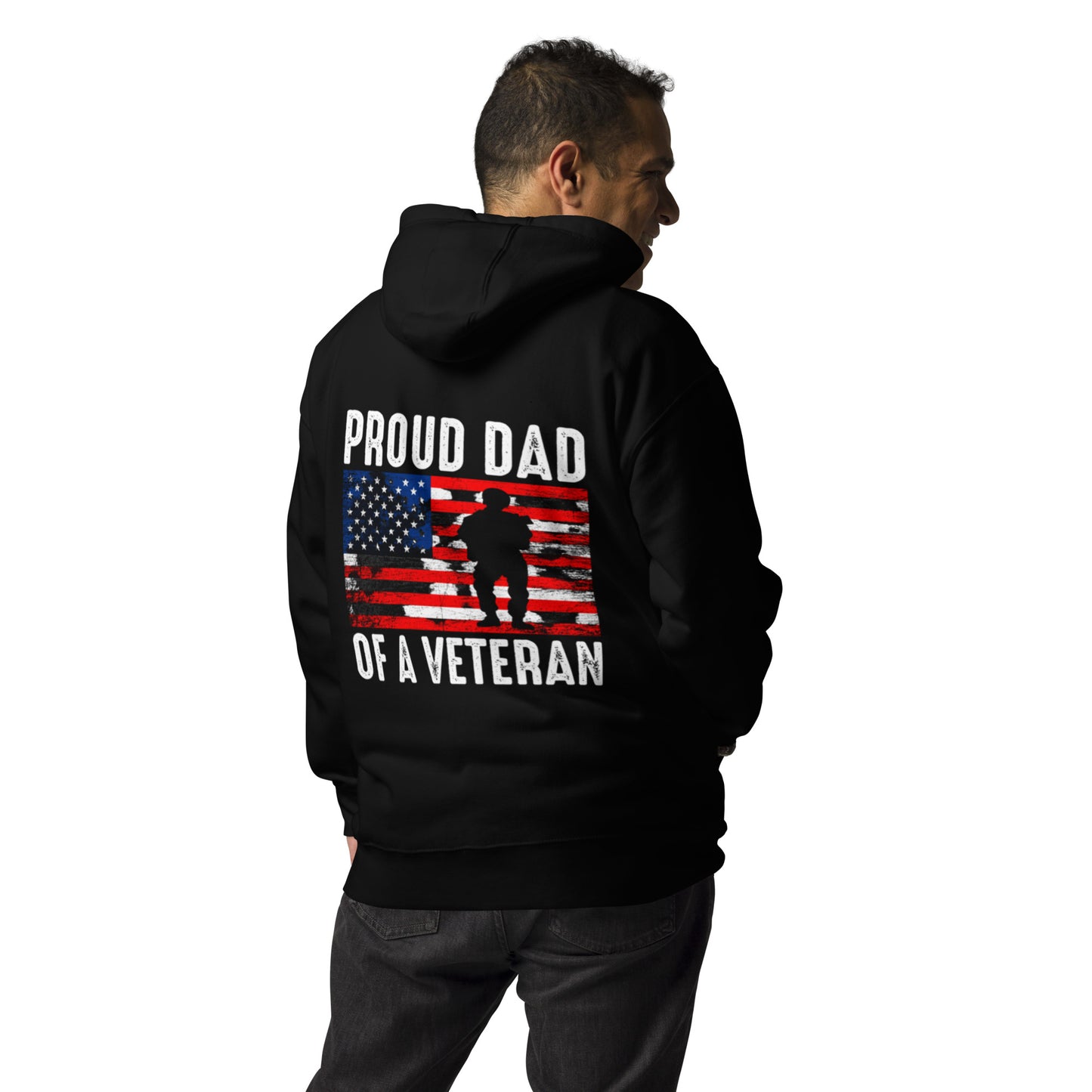 Proud Dad of a Veteran Hoodie - Simply Great Gear