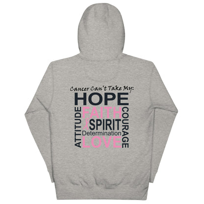 Breast Cancer Hope & Faith Hoodie - Simply Great Gear