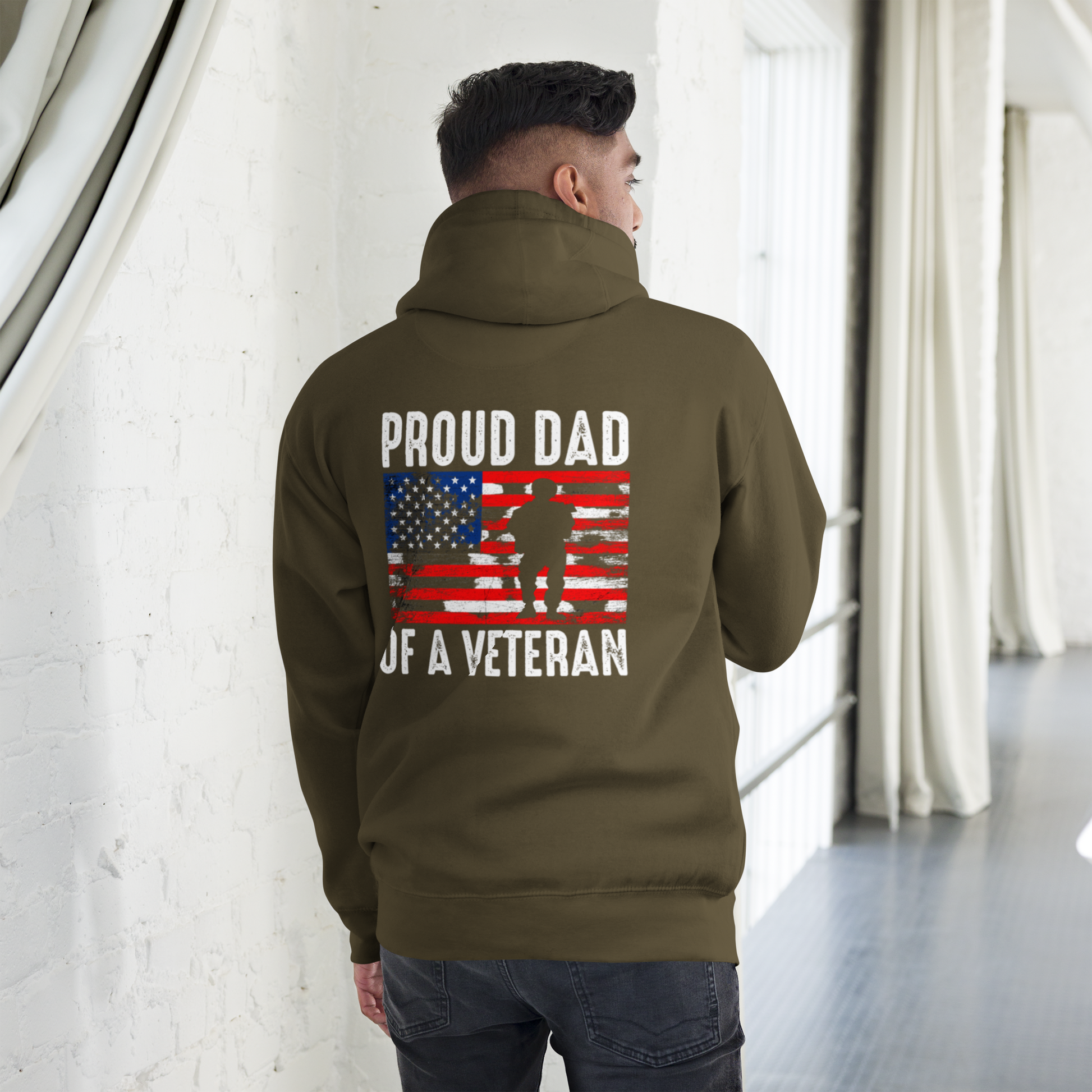 Proud Dad of a Veteran Hoodie - Simply Great Gear