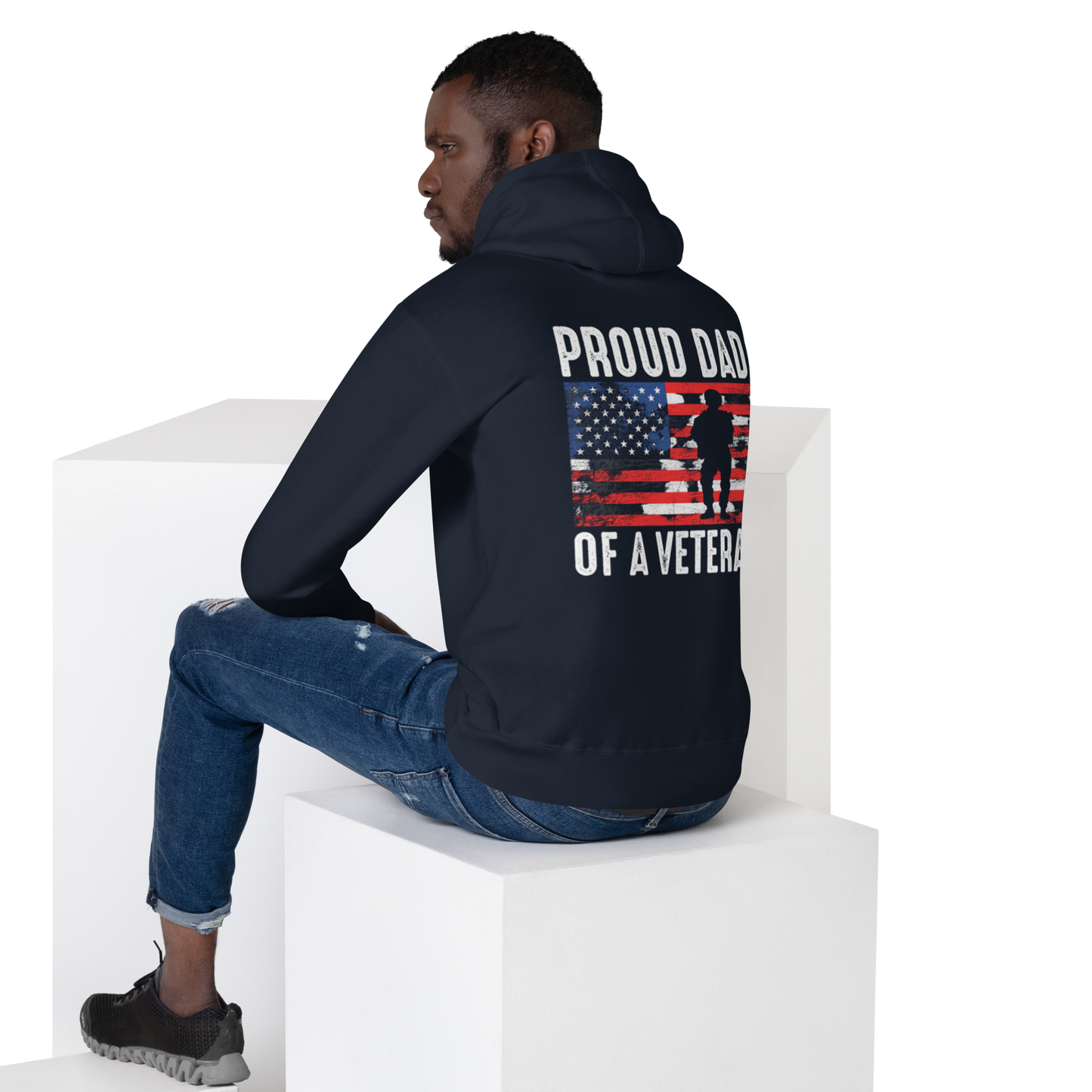 Proud Dad of a Veteran Hoodie - Simply Great Gear