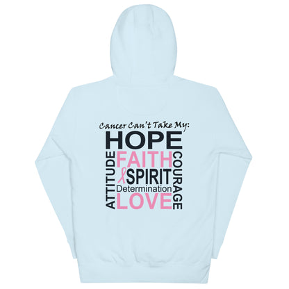 Breast Cancer Hope & Faith Hoodie - Simply Great Gear