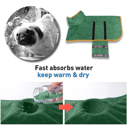 Dogs Bathrobe Bath Towel - Simply Great Gear