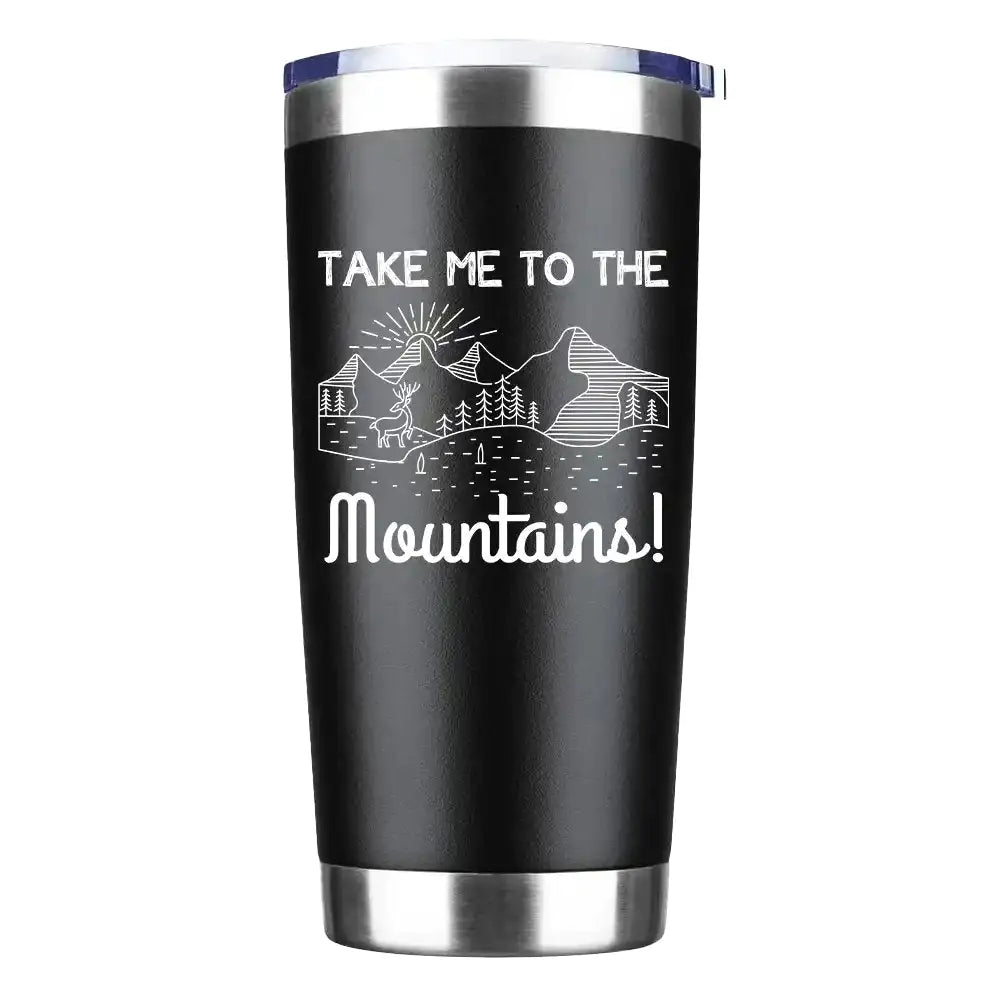 Hiking Take Me The Mountains 30oz Insulated Vacuum Sealed Tumbler - Simply Great Gear