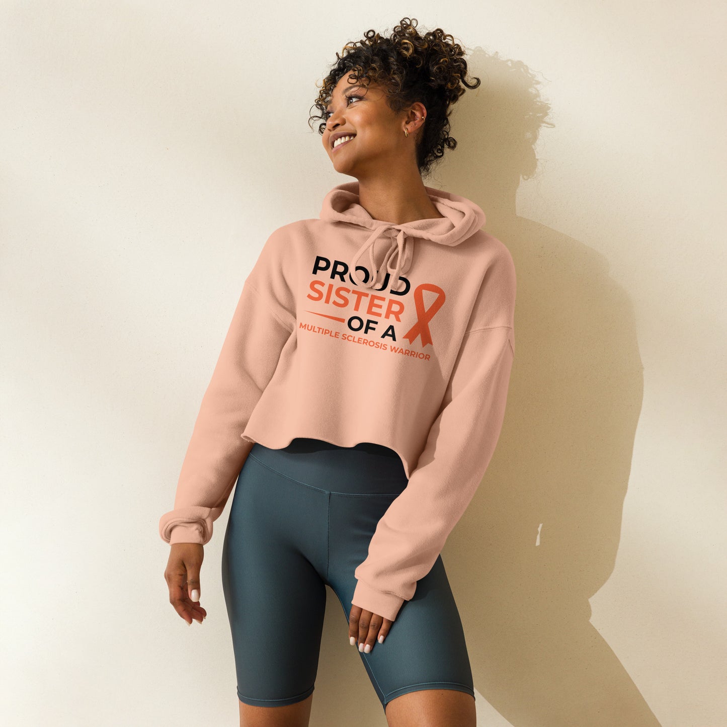 MS Awareness - Crop Hoodie - Simply Great Gear