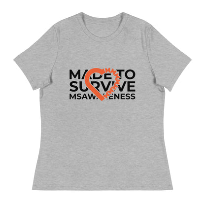 MS Awareness - Made To Survive Relaxed T-Shirt - Simply Great Gear