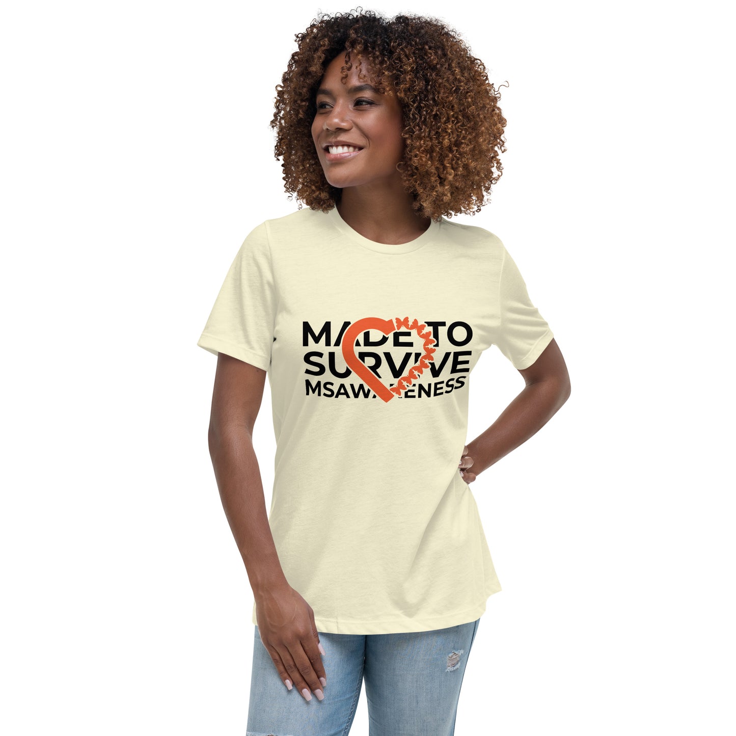 MS Awareness - Made To Survive Relaxed T-Shirt - Simply Great Gear