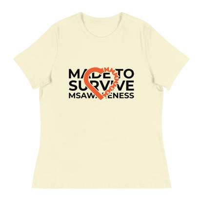 MS Awareness - Made To Survive Relaxed T-Shirt - Simply Great Gear