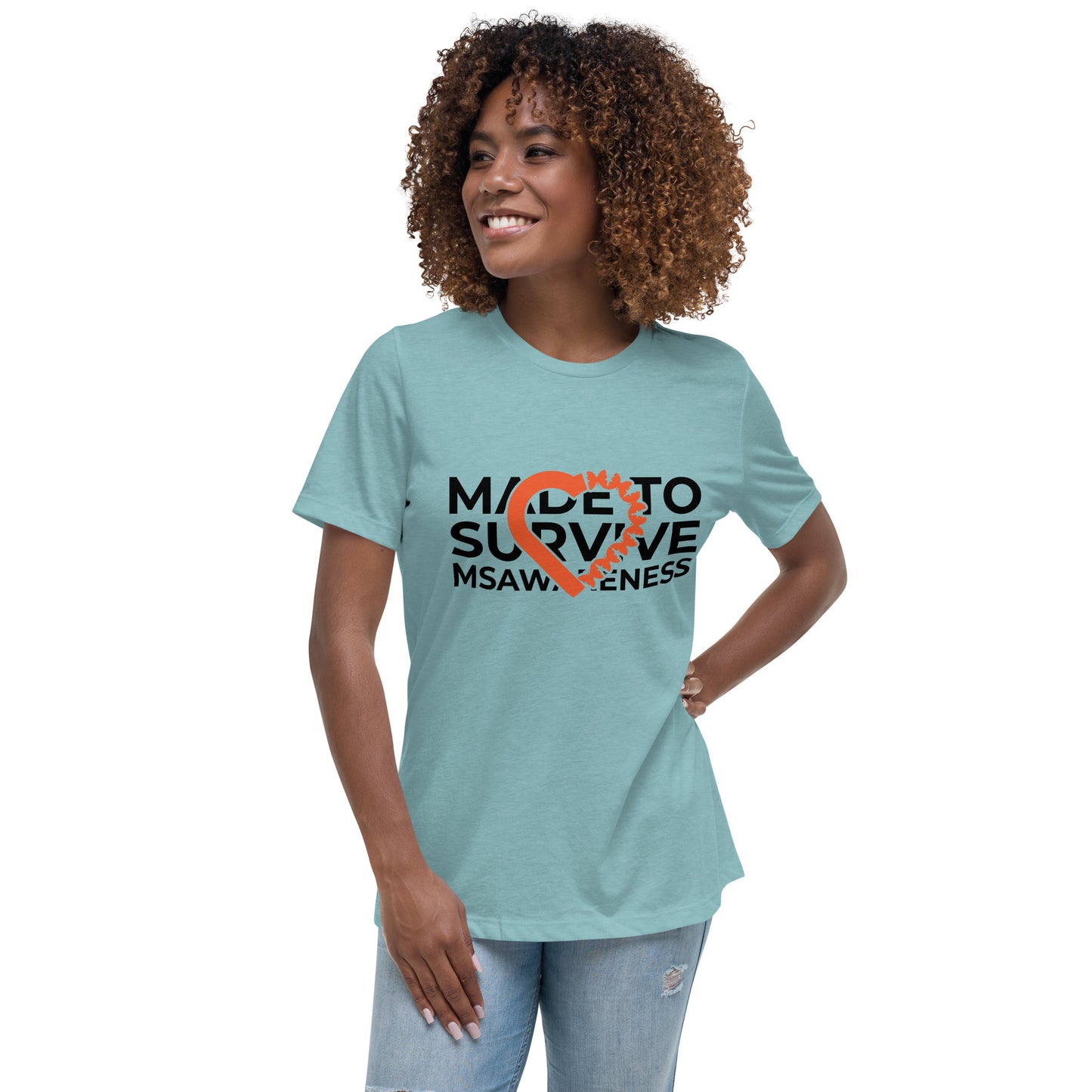 MS Awareness - Made To Survive Relaxed T-Shirt - Simply Great Gear