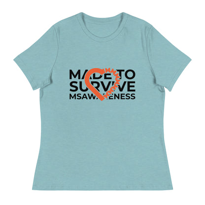 MS Awareness - Made To Survive Relaxed T-Shirt - Simply Great Gear