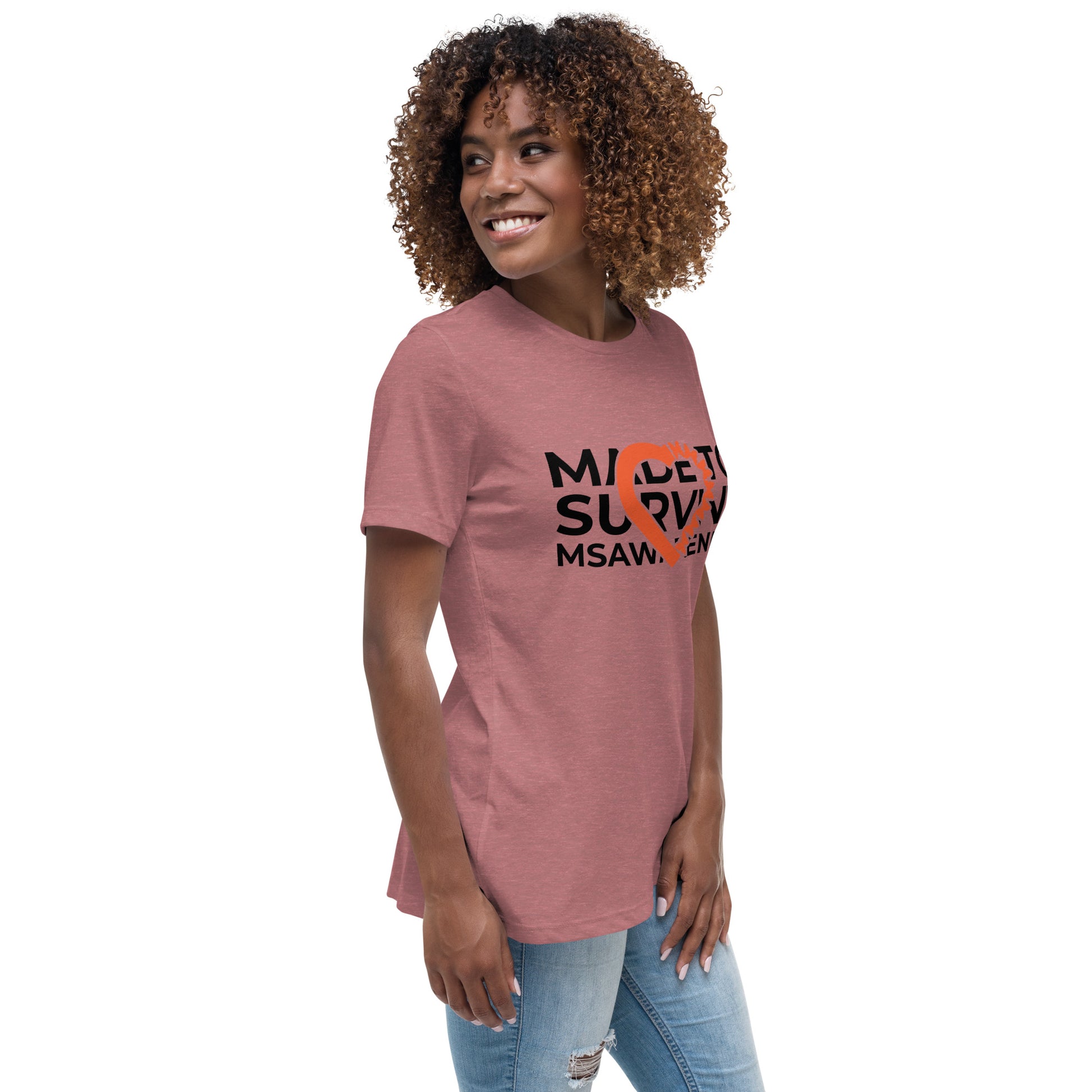 MS Awareness - Made To Survive Relaxed T-Shirt - Simply Great Gear