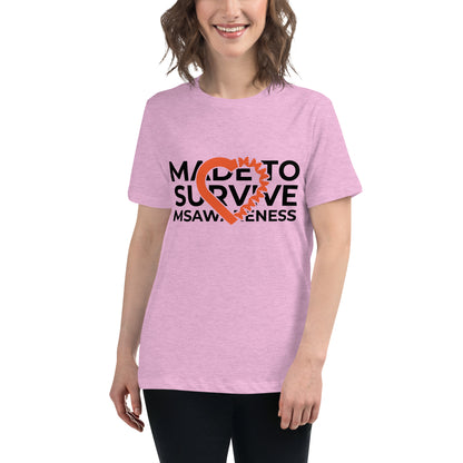 MS Awareness - Made To Survive Relaxed T-Shirt - Simply Great Gear