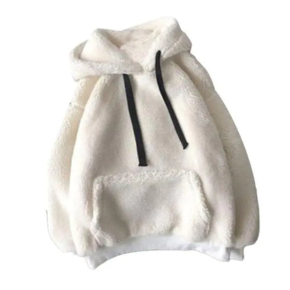 Women Winter Fluffy Furry Hoodie