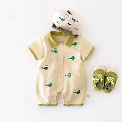 Baby Summer Crocodile Clothes  Jumpsuit - Simply Great Gear