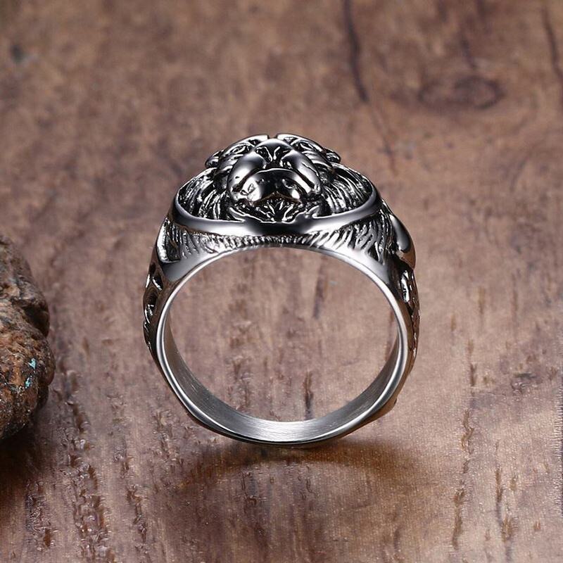 Lion Head Rings - Simply Great Gear