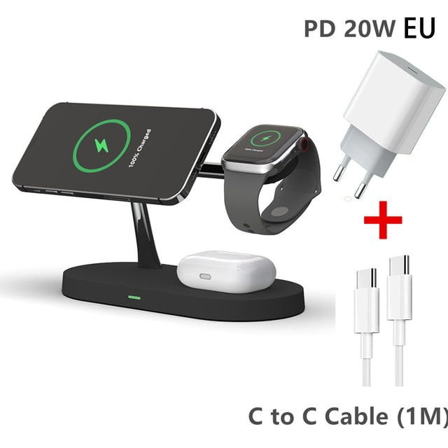 3-in-1 Wireless Magsafe Charger Stand - Simply Great Gear