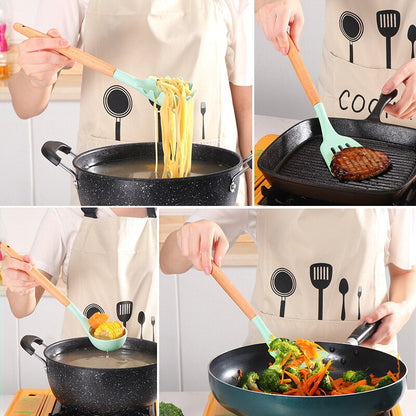 Non Stick Pot Spatula And Spoon - Simply Great Gear