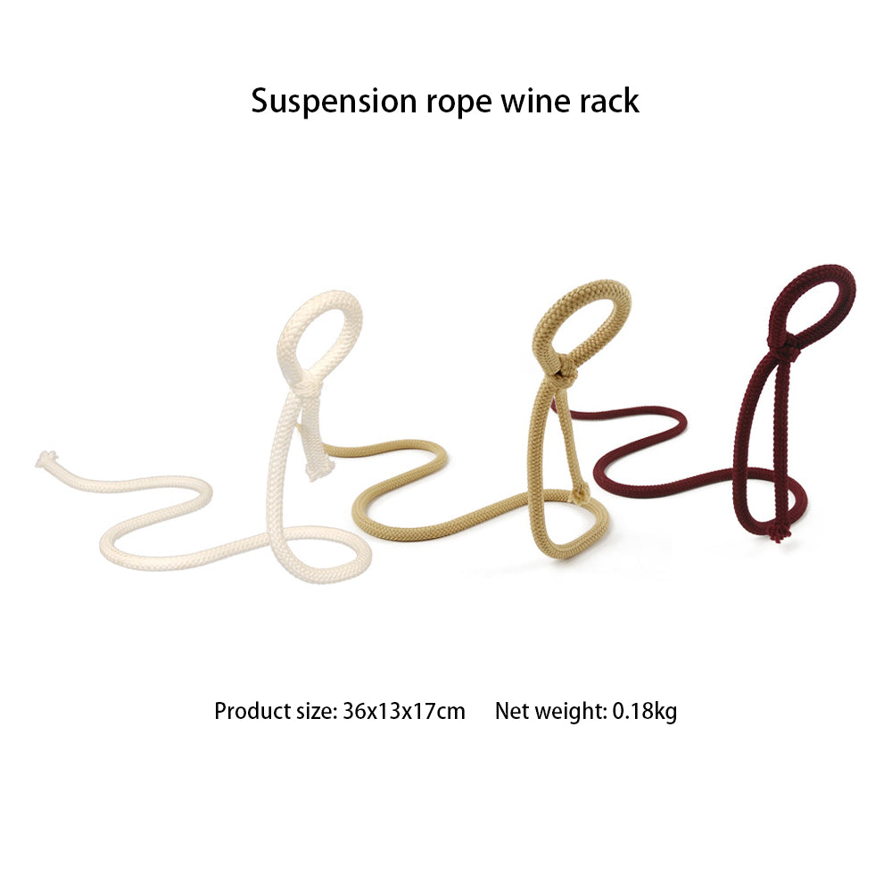 Suspended Rope Wine Bottle - Simply Great Gear