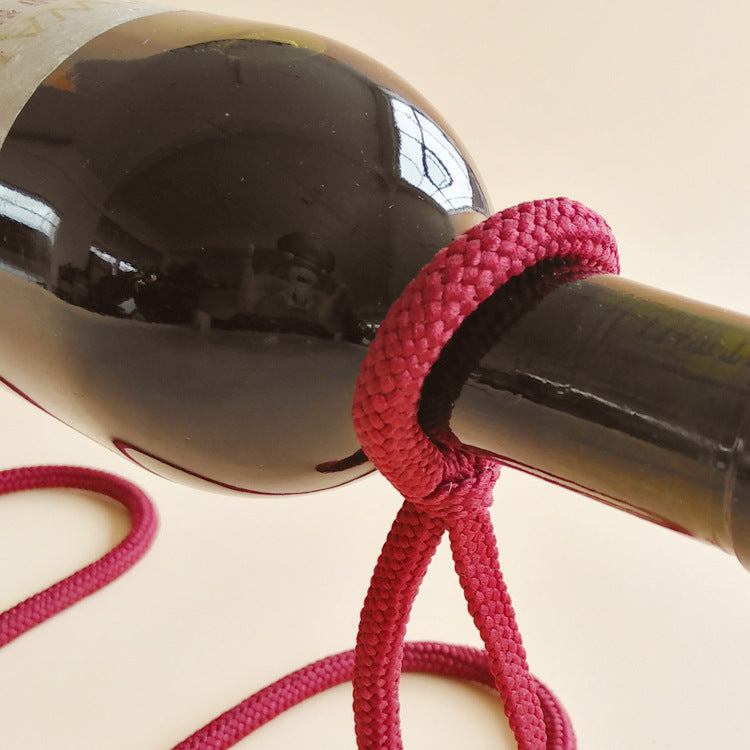 Suspended Rope Wine Bottle - Simply Great Gear