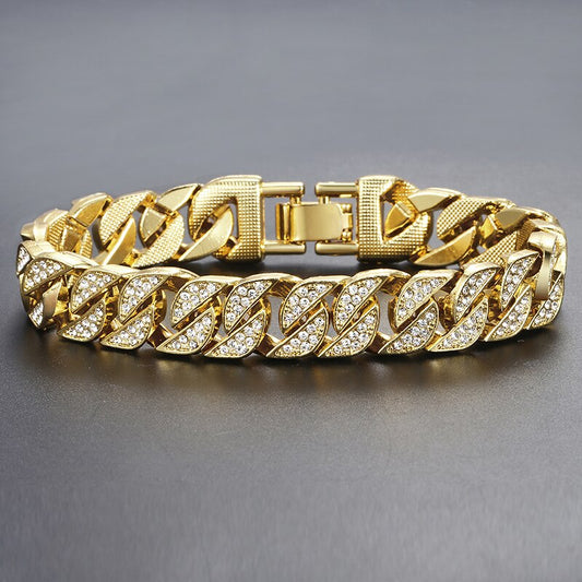 Miami Gold Curb Cuban Bracelet - Simply Great Gear